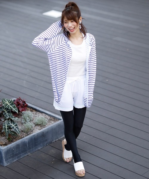 ElegChic（エレグシック）の「ショートパンツラッシュガード（その他パンツ・レディース・ホワイト/ミント/イエロー・M/XL）」の21枚目の写真