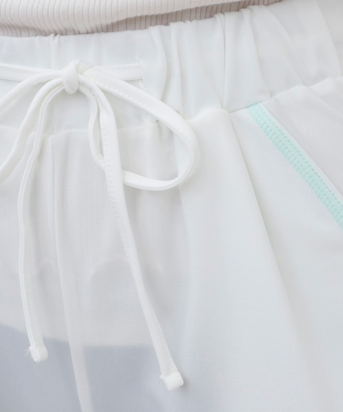 ElegChic（エレグシック）の「ショートパンツラッシュガード（その他パンツ・レディース・ホワイト/ミント/イエロー・M/XL）」の6枚目の写真