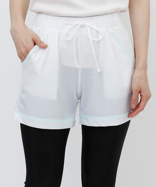 ElegChic（エレグシック）の「ショートパンツラッシュガード（その他パンツ・レディース・ホワイト/ミント/イエロー・M/XL）」の15枚目の写真