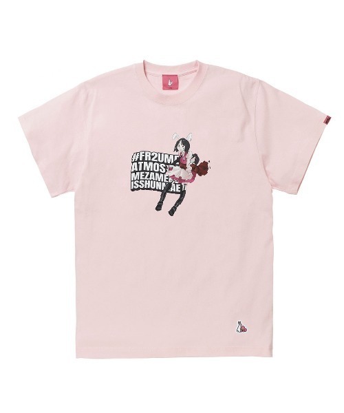 FR2(エフアールツー)の「atmos pink x MEZAME collaboration #FR2梅 Logo Tee / ロゴティー 【SP】(Tシャツ/カットソー・レディース・ホワイト/ブラック/ピンク・FREE)」の6枚目の写真