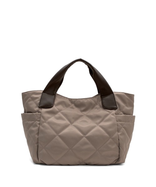 VitaFelice（ヴィータフェリーチェ）の「キルティング2wayナイロンビッグトートバッグ（トートバッグ・レディース・ブラック/チャコールグレー/ベージュ系その他・FREE）」の6枚目の写真