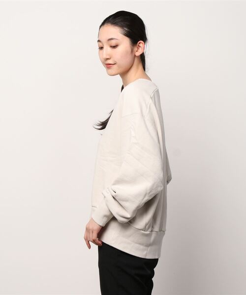THE SHINZONE（ザ　シンゾーン）の「THE SHINZONE V NECK  SWEAT 21SMSCU13（スウェット・レディース・オフホワイト/グレー/ホワイト・FREE）」の7枚目の写真