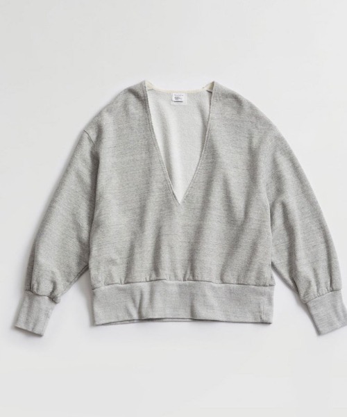 THE SHINZONE（ザ　シンゾーン）の「THE SHINZONE V NECK  SWEAT 21SMSCU13（スウェット・レディース・オフホワイト/グレー/ホワイト・FREE）」の14枚目の写真