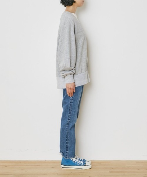 THE SHINZONE（ザ　シンゾーン）の「THE SHINZONE V NECK  SWEAT 21SMSCU13（スウェット・レディース・オフホワイト/グレー/ホワイト・FREE）」の13枚目の写真