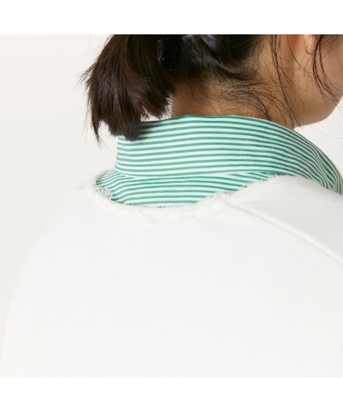 THE SHINZONE（ザ　シンゾーン）の「THE SHINZONE V NECK  SWEAT 21SMSCU13（スウェット・レディース・オフホワイト/グレー/ホワイト・FREE）」の18枚目の写真