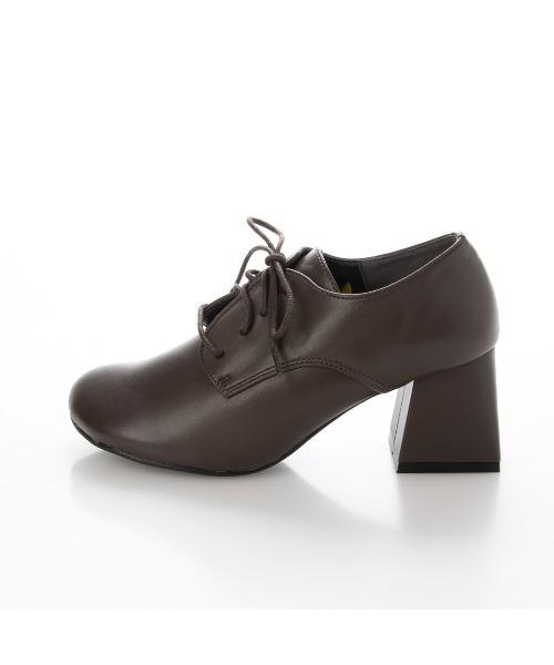 Realta（レアルタ）の「Realta(レアルタ) オブリークトゥレースアップシューズ パンプス（パンプス・レディース・ブラック/ダークブラウン・M/LL/S/L）」の9枚目の写真