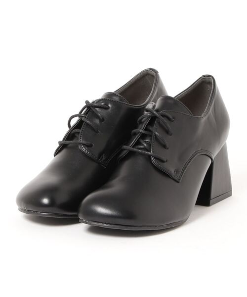 Realta（レアルタ）の「Realta(レアルタ) オブリークトゥレースアップシューズ パンプス（パンプス・レディース・ブラック/ダークブラウン・M/LL/S/L）」の16枚目の写真