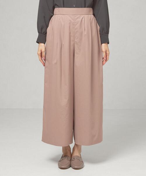 THE STATION STORE（ザ ステーション ストア）の「＜ma couleur(マ クルール)＞タックギャザー スカンツ/パンツ（その他パンツ・レディース・ブラック/ベージュ・S/M）」の4枚目の写真