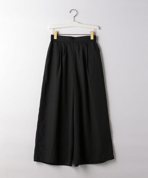 THE STATION STORE（ザ ステーション ストア）の「＜ma couleur(マ クルール)＞タックギャザー スカンツ/パンツ（その他パンツ・レディース・ブラック/ベージュ・S/M）」の15枚目の写真