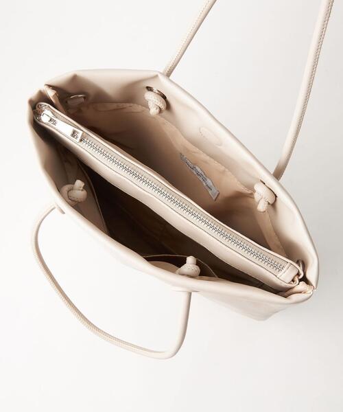 green label relaxing（グリーンレーベルリラクシング）の「バッグ イン PC ケース 2WAY ショルダー トート バッグ（トートバッグ・レディース・ライトグレー/ブラック/ケリー・FREE）」の7枚目の写真