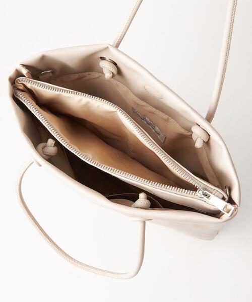 green label relaxing（グリーンレーベルリラクシング）の「バッグ イン PC ケース 2WAY ショルダー トート バッグ（トートバッグ・レディース・ライトグレー/ブラック/ケリー・FREE）」の5枚目の写真