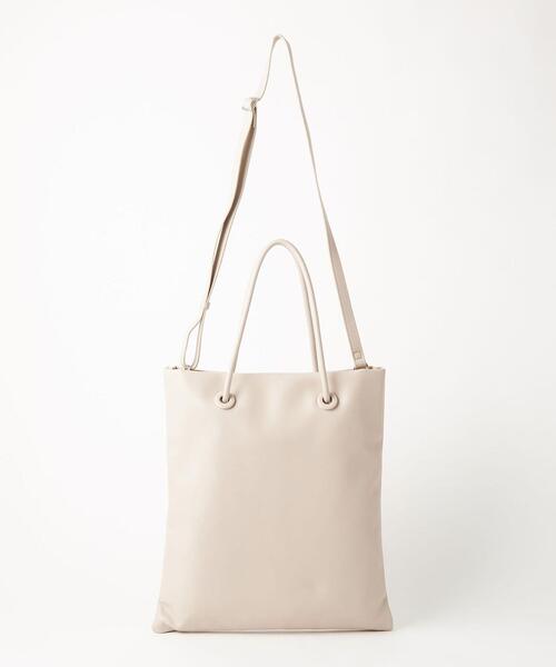 green label relaxing（グリーンレーベルリラクシング）の「バッグ イン PC ケース 2WAY ショルダー トート バッグ（トートバッグ・レディース・ライトグレー/ブラック/ケリー・FREE）」の11枚目の写真