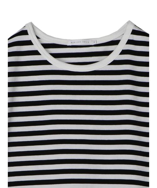 AMERICAN HOLIC（アメリカンホリック）の「裾テレコボーダーカットプルオーバー（Tシャツ/カットソー・レディース・その他7・M/L）」の14枚目の写真