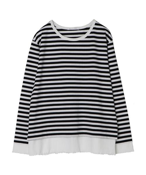 AMERICAN HOLIC（アメリカンホリック）の「裾テレコボーダーカットプルオーバー（Tシャツ/カットソー・レディース・その他7・M/L）」の17枚目の写真