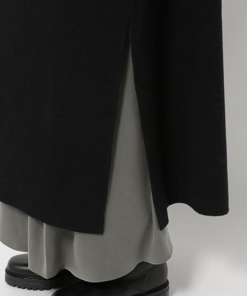 BABYLONE(バビロン)の「BABYLONE / フードリバーコート(ノーカラーコート・レディース・ブラック/ブラウン系その他・フリー)」の8枚目の写真