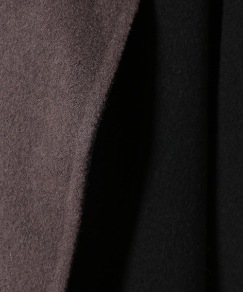 BABYLONE(バビロン)の「BABYLONE / フードリバーコート(ノーカラーコート・レディース・ブラック/ブラウン系その他・フリー)」の15枚目の写真