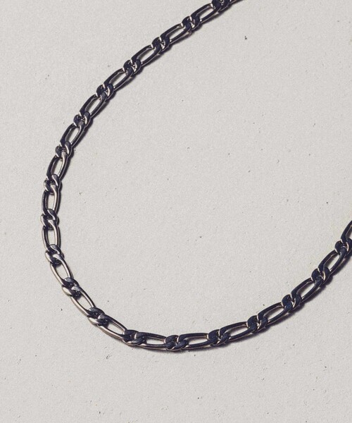 and cloud(アンドクラウド)の「Figaro Chain Necklace M(ネックレス・レディース・ブラック/シルバー/イエローゴールド・FREE)」の6枚目の写真