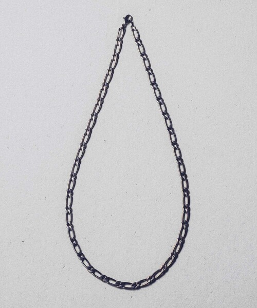 and cloud(アンドクラウド)の「Figaro Chain Necklace M(ネックレス・レディース・ブラック/シルバー/イエローゴールド・FREE)」の4枚目の写真