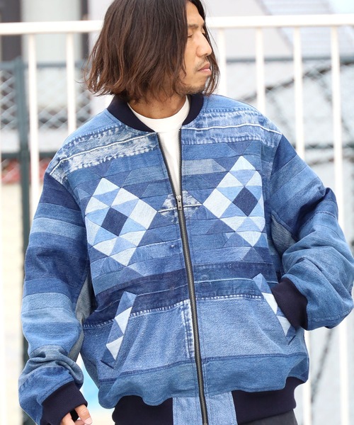 ROOPTOKYO（ループトウキョウ）の「SEVEN BY SEVEN/セブン バイ セブン 再構築BZ デニム ブルゾンジャケット ユニセックス オーバーサイズ（ブルゾン・メンズ・ブルー・L/M）」の20枚目の写真