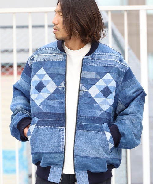 ROOPTOKYO（ループトウキョウ）の「SEVEN BY SEVEN/セブン バイ セブン 再構築BZ デニム ブルゾンジャケット ユニセックス オーバーサイズ（ブルゾン・メンズ・ブルー・L/M）」の5枚目の写真