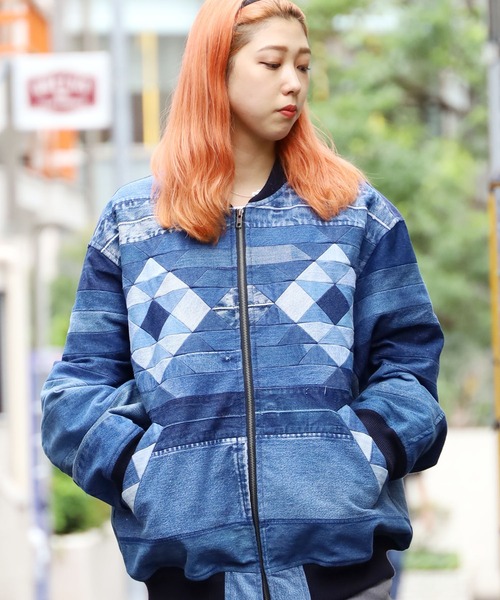 ROOPTOKYO（ループトウキョウ）の「SEVEN BY SEVEN/セブン バイ セブン 再構築BZ デニム ブルゾンジャケット ユニセックス オーバーサイズ（ブルゾン・メンズ・ブルー・L/M）」の8枚目の写真