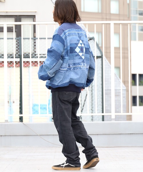 ROOPTOKYO（ループトウキョウ）の「SEVEN BY SEVEN/セブン バイ セブン 再構築BZ デニム ブルゾンジャケット ユニセックス オーバーサイズ（ブルゾン・メンズ・ブルー・L/M）」の10枚目の写真