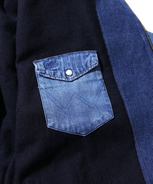 ROOPTOKYO（ループトウキョウ）の「SEVEN BY SEVEN/セブン バイ セブン 再構築BZ デニム ブルゾンジャケット ユニセックス オーバーサイズ（ブルゾン・メンズ・ブルー・L/M）」の3枚目の写真
