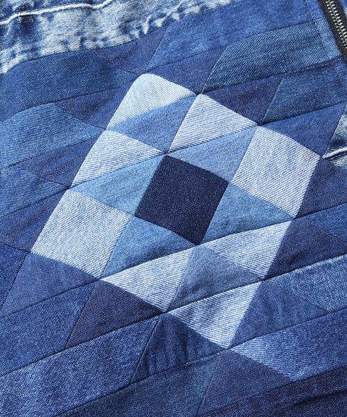 ROOPTOKYO（ループトウキョウ）の「SEVEN BY SEVEN/セブン バイ セブン 再構築BZ デニム ブルゾンジャケット ユニセックス オーバーサイズ（ブルゾン・メンズ・ブルー・L/M）」の18枚目の写真