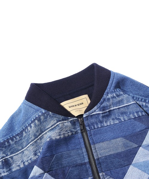 ROOPTOKYO（ループトウキョウ）の「SEVEN BY SEVEN/セブン バイ セブン 再構築BZ デニム ブルゾンジャケット ユニセックス オーバーサイズ（ブルゾン・メンズ・ブルー・L/M）」の6枚目の写真