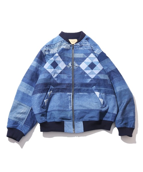 ROOPTOKYO（ループトウキョウ）の「SEVEN BY SEVEN/セブン バイ セブン 再構築BZ デニム ブルゾンジャケット ユニセックス オーバーサイズ（ブルゾン・メンズ・ブルー・L/M）」の12枚目の写真