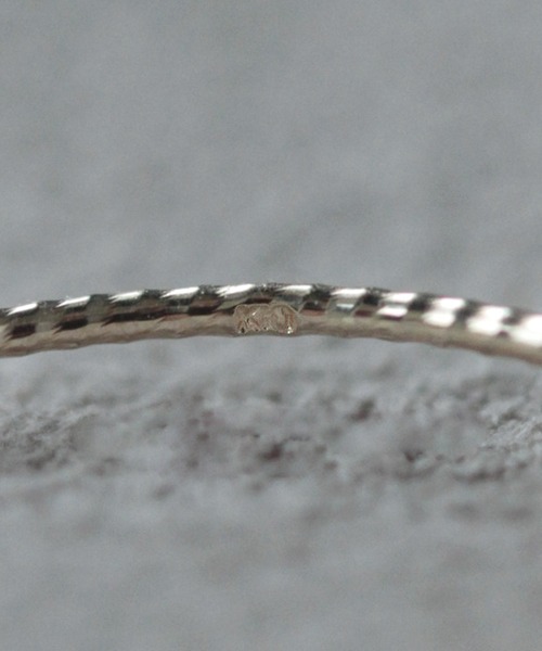 NOIR DE POUPEE（ノワールドプーペ）の「K10 regalino スター×CZ リング（リング・レディース・クリア・#11/#9）」の4枚目の写真