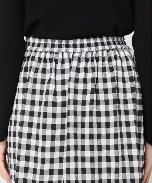 Simplicite（サンプリシテ）の「チェックティアード スカート◆（スカート・レディース・ブラック/ネイビー・FREE）」の10枚目の写真