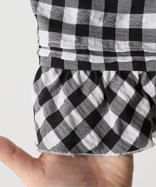 Simplicite（サンプリシテ）の「チェックティアード スカート◆（スカート・レディース・ブラック/ネイビー・FREE）」の5枚目の写真
