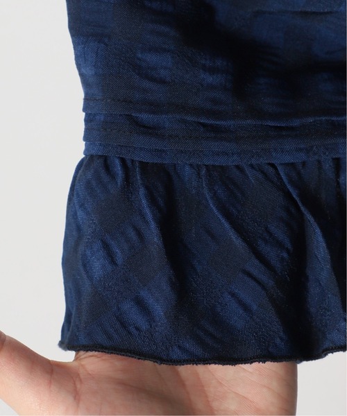 Simplicite（サンプリシテ）の「チェックティアード スカート◆（スカート・レディース・ブラック/ネイビー・FREE）」の8枚目の写真