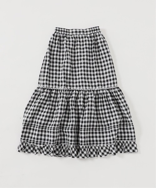 Simplicite（サンプリシテ）の「チェックティアード スカート◆（スカート・レディース・ブラック/ネイビー・FREE）」の20枚目の写真