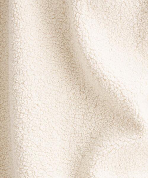 green label relaxing（グリーンレーベルリラクシング）の「ボア フーディー プルオーバー カットソー（Tシャツ/カットソー・レディース・オフホワイト/イエロー/ダークグレー・FREE）」の7枚目の写真