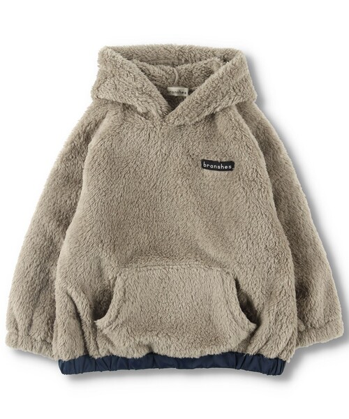 BRANSHES(ブランシェス)の「【やわらか】ボアパーカー(パーカー・キッズ・ブラウン/チャコールグレー/パープル・110/150/100/120/140/130)」の17枚目の写真