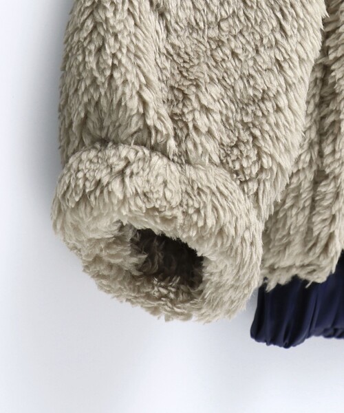 BRANSHES(ブランシェス)の「【やわらか】ボアパーカー(パーカー・キッズ・ブラウン/チャコールグレー/パープル・110/150/100/120/140/130)」の21枚目の写真