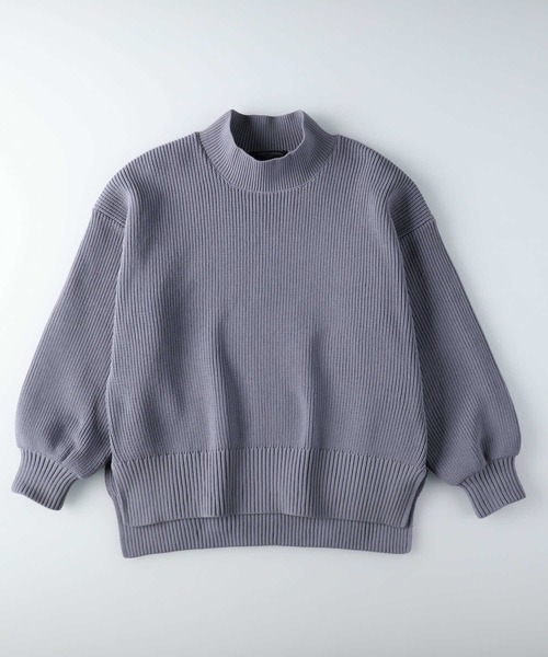 HONEYSUCKLE ROSE（ハニーサックルローズ）の「【HONEYSUCKLE ROSE】洗える軽ふわタートルニット（ニット/セーター・レディース・オフホワイト/サックスブルー/ブラック・S/M/L）」の18枚目の写真