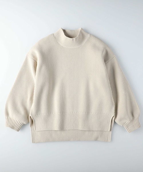 HONEYSUCKLE ROSE（ハニーサックルローズ）の「【HONEYSUCKLE ROSE】洗える軽ふわタートルニット（ニット/セーター・レディース・オフホワイト/サックスブルー/ブラック・S/M/L）」の16枚目の写真