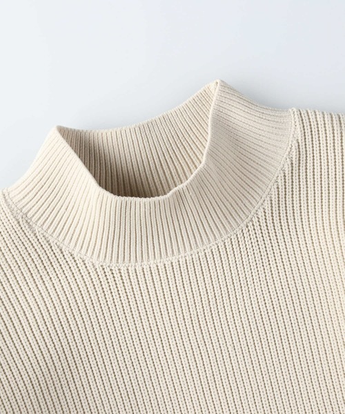 HONEYSUCKLE ROSE（ハニーサックルローズ）の「【HONEYSUCKLE ROSE】洗える軽ふわタートルニット（ニット/セーター・レディース・オフホワイト/サックスブルー/ブラック・S/M/L）」の19枚目の写真