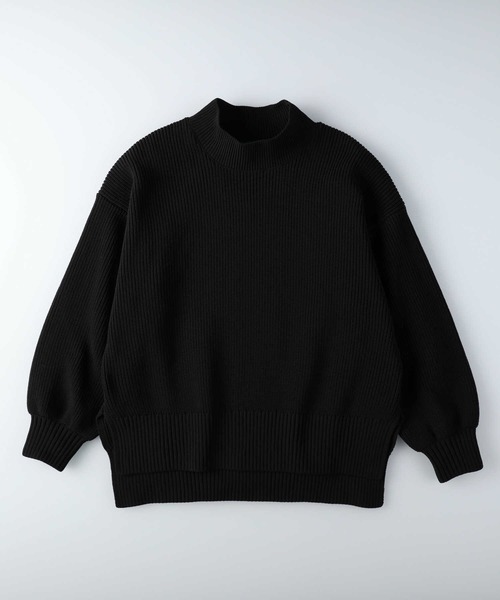 HONEYSUCKLE ROSE（ハニーサックルローズ）の「【HONEYSUCKLE ROSE】洗える軽ふわタートルニット（ニット/セーター・レディース・オフホワイト/サックスブルー/ブラック・S/M/L）」の17枚目の写真