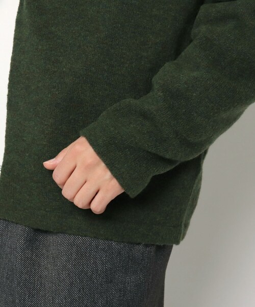 OPAQUE.CLIP（オペークドットクリップ）の「◆シャギーエアライトボタンレスカーディガン（カーディガン/ボレロ・メンズ・チャコールグレー/ベージュ/カーキ・02/03）」の8枚目の写真