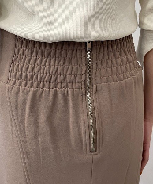 CAPRICIEUX LE'MAGE（カプリシューレマージュ）の「ハイウエストスリットナロースカート（スカート・レディース・ブラック/ブルー/モカ/オレンジ・FREE）」の16枚目の写真