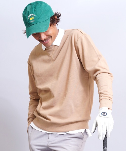 GIORDANO（ジョルダーノ）の「コットンクルーネック裏毛スウェット(トレーナー)（スウェット・メンズ・グリーン/グレー/ブラック系その他/ブラック/ブルー系その他/パープル/グレー系その他/イエロー/ベージュ系その他/ネイビー/レッド/ブルー/ホワイト系その他/ブラウン/ライトグレー/杢グレー/ダークグリーン/カーキ/グリーン系その他・LARGE/MEDIUM/SMALL/X-LARGE/XX-LARGE）」の12枚目の写真