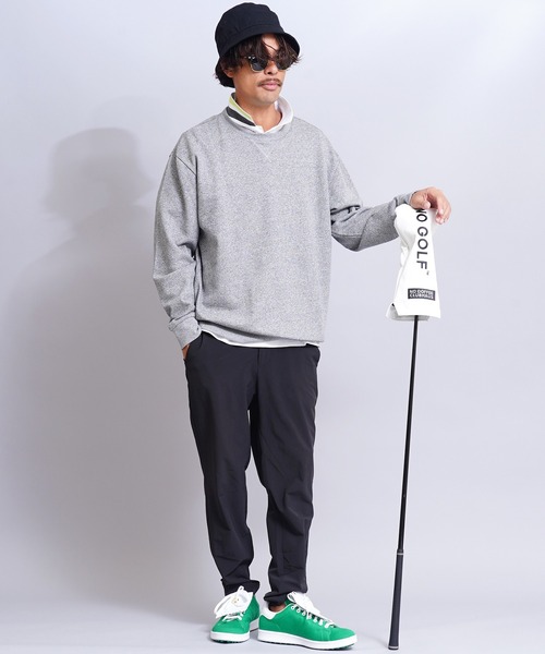 GIORDANO（ジョルダーノ）の「コットンクルーネック裏毛スウェット(トレーナー)（スウェット・メンズ・グリーン/グレー/ブラック系その他/ブラック/ブルー系その他/パープル/グレー系その他/イエロー/ベージュ系その他/ネイビー/レッド/ブルー/ホワイト系その他/ブラウン/ライトグレー/杢グレー/ダークグリーン/カーキ/グリーン系その他・LARGE/MEDIUM/SMALL/X-LARGE/XX-LARGE）」の21枚目の写真