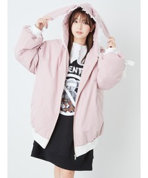 スピンドルロゴリボンうさちゃんブルゾン