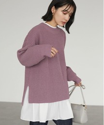 Green　Parks | モールヤーンニットプルオーバー＊(ニット/セーター)