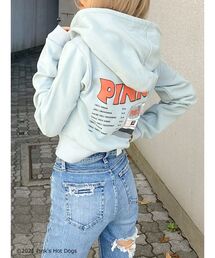 GYDA×PINKS スウェットショートパーカー