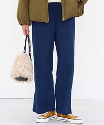 Live in comfort | リブ イン コンフォート まるで着る毛布!激ぬく裏シャギーのらくちんストレートパンツ(その他パンツ)